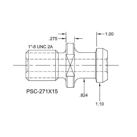 Tj Davies Co Coolant Through Retention Knob PSC-271X15